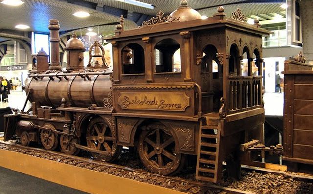 Treni më i madh prej çokollate në botë është në Guiness