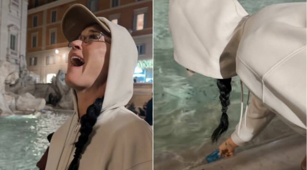 Katy Perry “hedh” kartën e kreditit për fat në Romë
