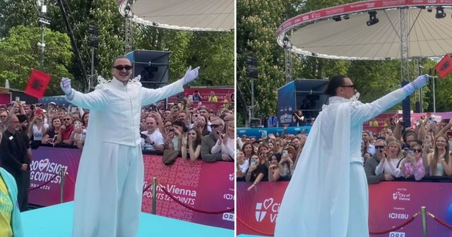 Eurovision 2026 çel siparin me paradën e 35 shteteve, Alis tërheq vëmendjen në ceremoninë madhështore në Vjenë