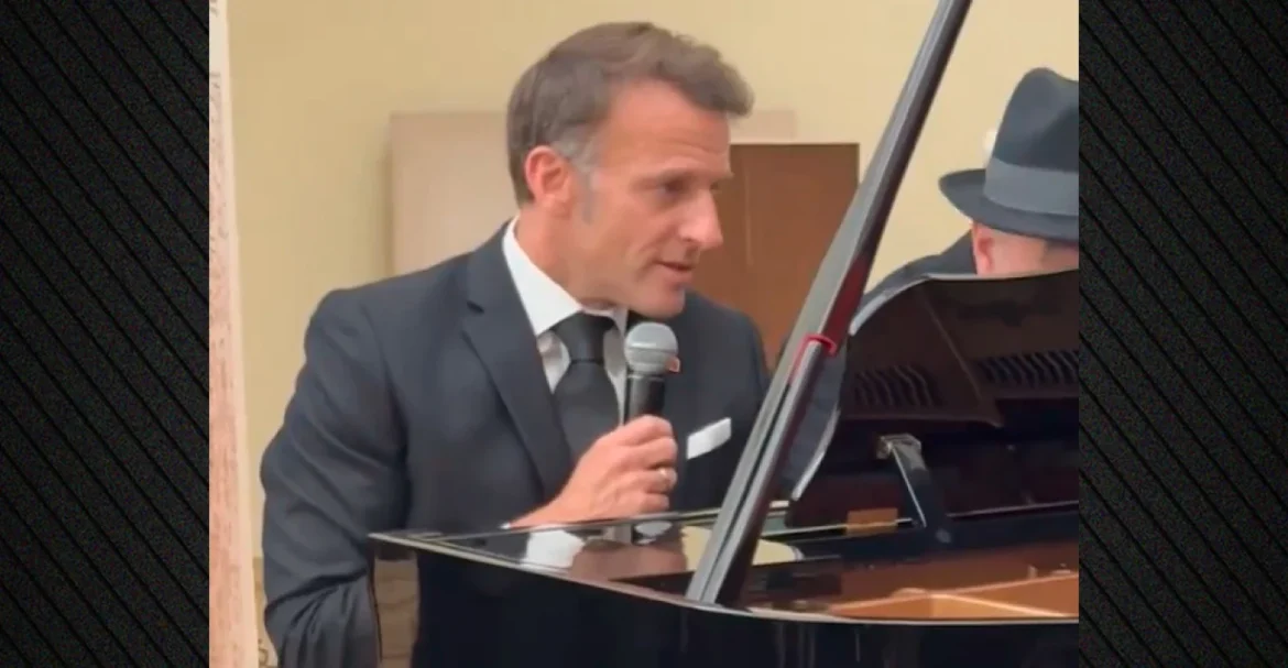 Moment i pazakontë pas Samitit në Armeni, Emmanuel Macron këndon “La Bohème”