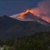 Vullkani Etna në ditën e gjashtë të shpërthimit, anulohen qindra fluturime